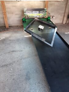 Die portable Minigolfbahn der Vechte-Fohlen '97